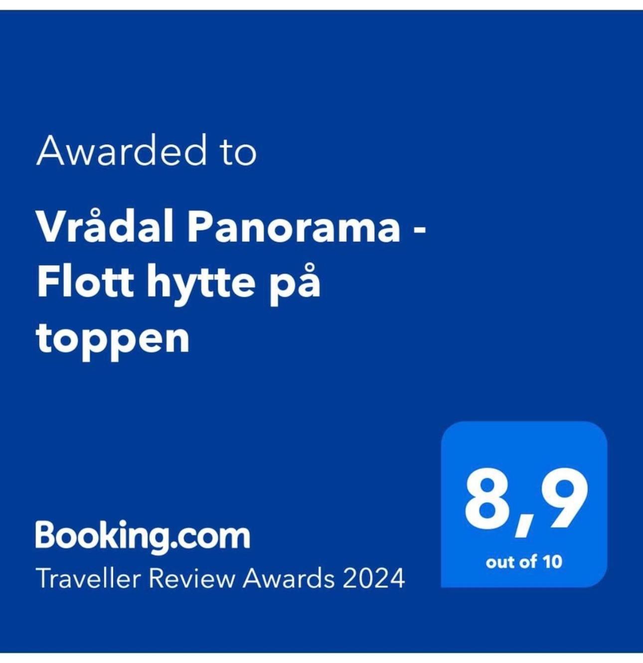 Вилла Vradal Panorama - Flott Hytte Pa Toppen Sinnes Экстерьер фото